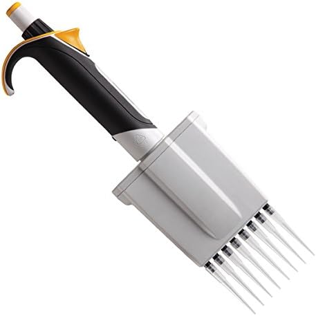 Stellar Scientific - Diamond Advance multichannel pipette - 8 Channel Adjustable Volume, 0.5 - 10uL, Red