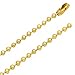 3mm 14k Gold Plated Ball Chain