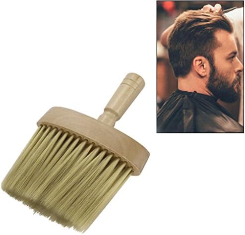 Face Duster Soft Brush,DreamsMAX New Salon Stylist Barber Neck Face Duster Soft Brush Hairdressing Hair Cutting (Yellow)