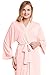 Del Rossa Women's Modal Knit Robe, Full Length Loungewear