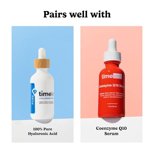 Timeless Skin Care Vitamin C Serum with Vitamin E & Ferulic Acid - Brightening Serum - for Oily & Dry Skin - Fragrance-Free - 4 oz