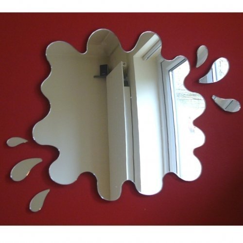 Super Cool Creations Puddle Mirror 45cm x 40cm and 6 Splashes