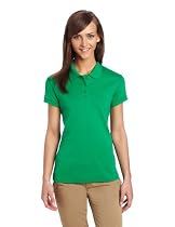 CLASSROOM Juniors Short Sleeve Fitted Polo, Kelly Green, Small