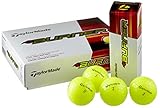 TaylorMade Burner Golf Balls, (1 Dozen), Yellow