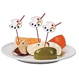 Fun Express Artist Party Cupcake Food Picks - 25 Pieces