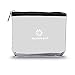 Squeeze Pod TSA Approved Clear Toiletry Bag, 3-1-1 TSA Compliant Quart Size Carry On Bag for Travel Size Liquids, Toiletries & Cosmetics - Durable PVC Plastic, Heavy Duty Zipper, Black Trim (CTBBLK)