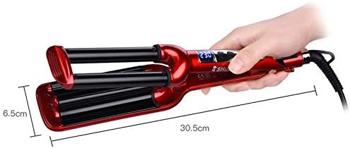 YONAIL 3 Barrel Curling Iron Beach Wave Hair Curler - Image 5