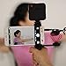 Ulanzi PT-1 Microphone Cold Shoe Plate, Hand Video Grip Microphone Hot Shoe Stand Rig Bracket for Ulanzi Iron Man II ST-03 ST-01 Phone Tripod Mount Adapter
