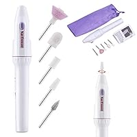 Erholi Practical Portable Electric Nail Polisher Set Household Nail Polishing Tool Acrylic Nail Tools