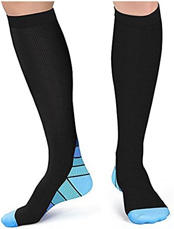 Compression Socks for Men &amp; Women Sport Running Socks,Relief Prevent Swelling Shin Pain, Blood Circulation, Varicose,BEST Stockings