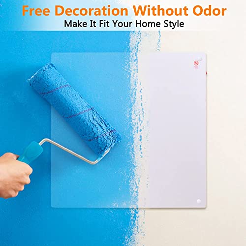 TRUSTECH Wall Mount Heater, Heater with No Fan, 400W Convection Heater, Indoor Electric Space Heater with Overheating Safety Protection, Easy Installation Heater on Wall