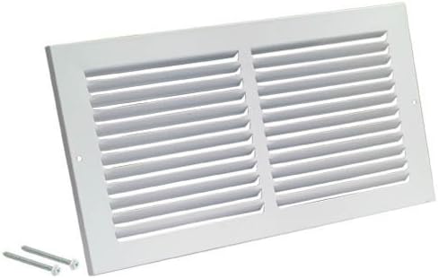 Registers, Grilles & Vents - Rocky Mountain Goods Air Return Grille - Heavy Duty Steel with Premium Finish - Includes Full Installation kit - Louvered Design - Paintable Vent Cover - Matte White - Consistent air Flow (10