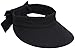 Livingston Beach Hat Women's Wide Brim SPF 50+ UV Protection Sun Visor Hat,Black