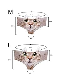 Calzoncillos para dama, sexy, divertidos, traviesos, con diseño de cola de animal, con orejas lindas
