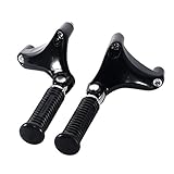 INNOGLOW 1 Pair Motorcycle Footpegs Black Footrest Footboards For Harley Davidson Sportster XL 883/1200 models(2004-2013) Sportster 883 Low XL883L Super Low XL883L Iron 883 XL883N Sportster 1200
