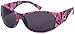 Edge I-Wear Wrap Style Pink Camo Design Sunglasses for Women