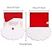 Valery Madelyn 2 Pack Santa Claus Christmas Chair Covers, Chair Back Covers for Dinning or Kitchen Decorations