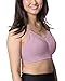 Kindred Bravely Simply Sublime Full Coverage Nursing Bra for Breastfeeding and Maternity (Lilac, Large)