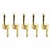 1/4 inch Guitar Effect Pedal Coupler Connector for Guitar Pedal Pedalboard Offset (5 Pack)