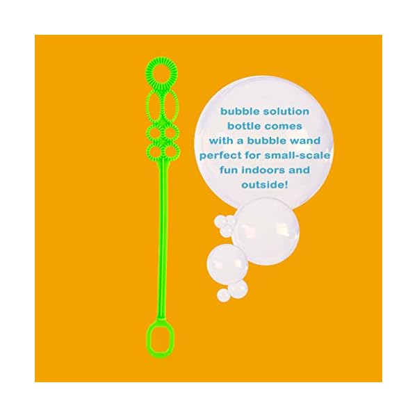 abeec Premium Bubble Solution - 1 Litre of Bubble Mixture with Wand for Bubble Machines - Giant Garden Games Essential…