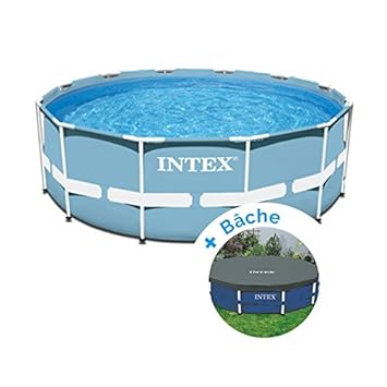 Raviday Intex Pool Round Tubular Frame Prism Pack Tarpaulin 366 X