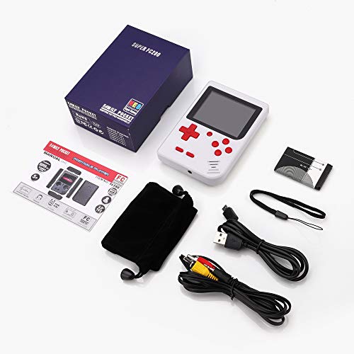 Handheld Game Console, Retro Portable TV Video Game Console 3 Inch HD Screen Built-in Classic FC Singer and Multiplayer Games Consoles for Kids AdultsGreat Gift for Christmas, Party Gifts - Thumbnail 6
