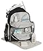 Graco Gotham Smart Organizer System - Baby Diaper Bag Backpack - Large, Roomy Bag with Wipeable Changing Pad - Black and Grey