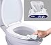 Premium Formulations - Germisept - Flushable Toilet Seat Wipes, Clean & Flush (120 Wipes = 3 Packs x 40 Wipes)