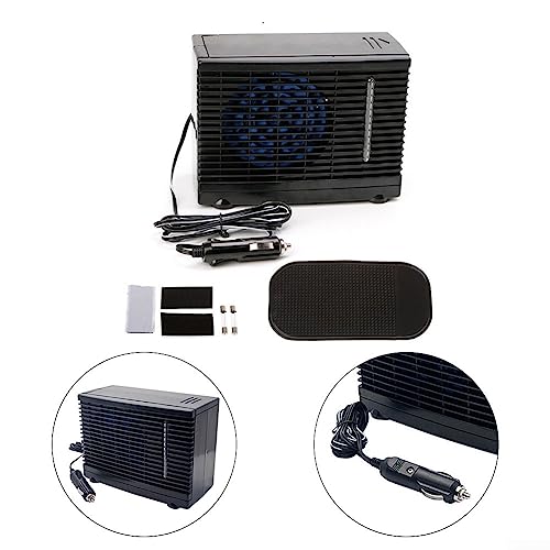 12 V Air Conditioning Portable, Mini Air Conditioning Home Car Cooler, Car Mounted Air Conditioner Fan, Mini Air Cooler with Water Cooling, Portable Car Air Conditioning Fan