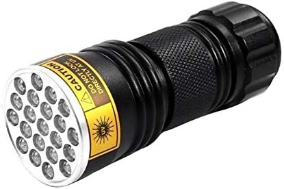 AloneFire 21LED UV Light Flashlight Torch Anti-Fake Detection Light (Black) ItaruRous