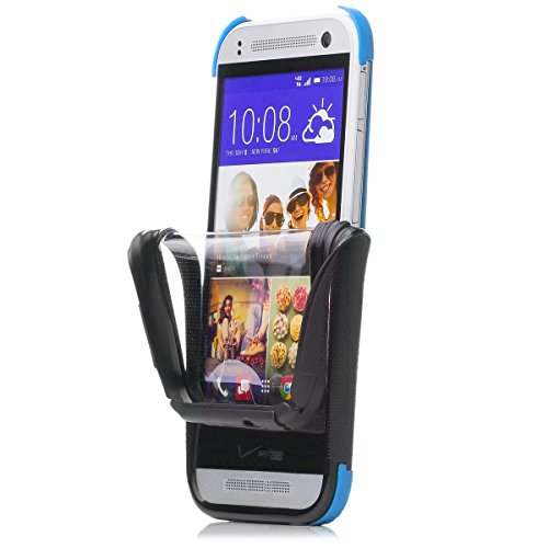 HTC One Mini 2 - M8 Mini | iCues 2 Part Touch Case Blue | Full-body Protection [Built-in Screen Protector] Heavy Duty Shell Hard Cover Shookproof tough military protective durable rugged lifeproof