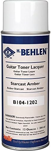 Behlen Guitar Toner Lacquer Aerosol Star Amber 13oz. (12-Pack)