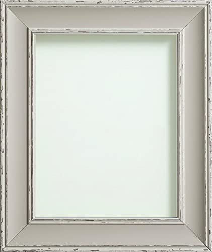 Frame Company Brooke Photo Frame, Moonstone Grey, A3 (16.5x11.75 inch), fitted with perspex