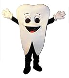 Smiling Tooth Dentist Mascot Costume Cartoon Character Adult Sz Longteng