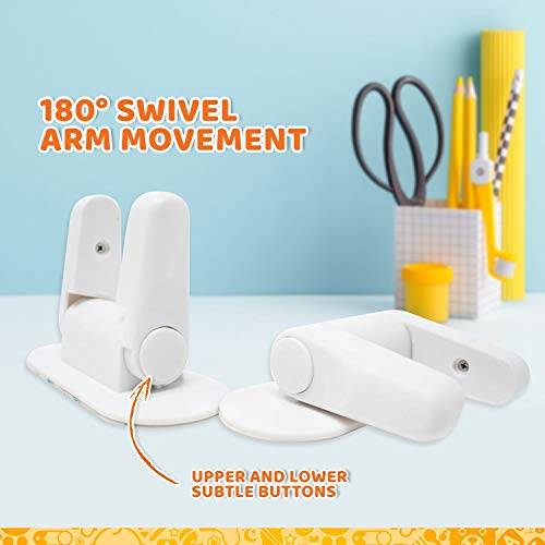 Baby Proofing Door Lever Locks - (Pack of 4) | Door Handle Child Safety Lock | Safety Door Locks for Kids - Thumbnail 2