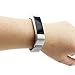 Wristband for Fitbit Alta HR 2017 Alta 2016 with Screen Protectors, AFUNTA 3 Pack Anti-scratch TPU Protective Films, with 1 Magnetic Stainless Steel Wristband Bracelet 6