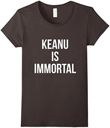 Womens Keanu Is Immortal Shirt Medium Asphalt