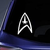 Bargain Max Star Trek Federation Logo Sticker Decal Notebook Car Laptop 5.5