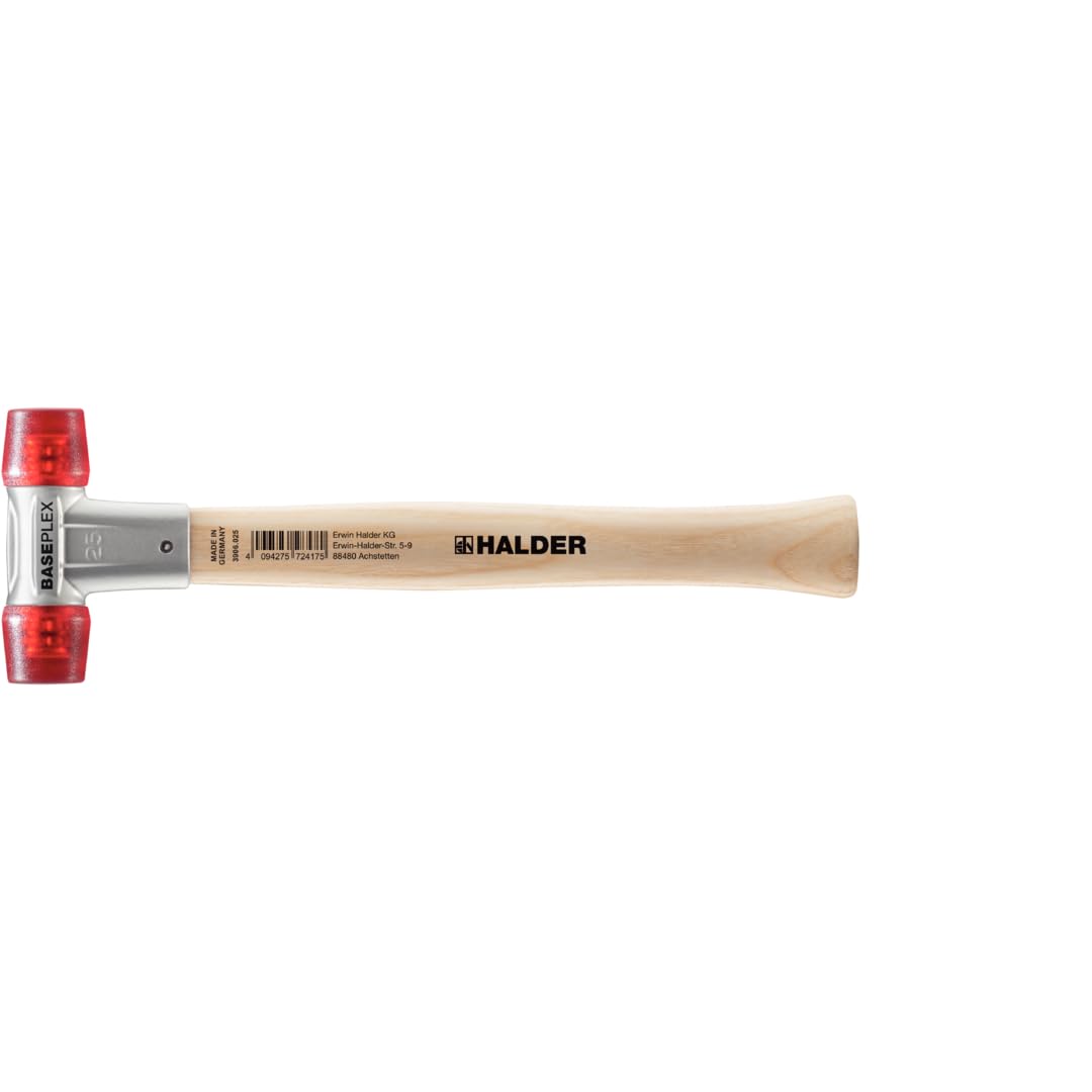 Halder 3906025 25 mm EH 3906 "Baseplex" Soft-Face Mallet - Multi-Colour