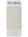 White Platinum Blonde No-Metal 4mm Elastic Hair Ties Color Match Ponytail Holders - 24 Count