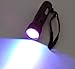 HQRP Professional 365 nM 12 UV LED Ultraviolet Gemstone and Mineral Inspection / Identification Flashlight / Blacklight + HQRP UV Meter