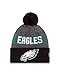 New Era NFL 2016 Reverse Team Color Sport Knit Beanie, Black/Gray, One Size