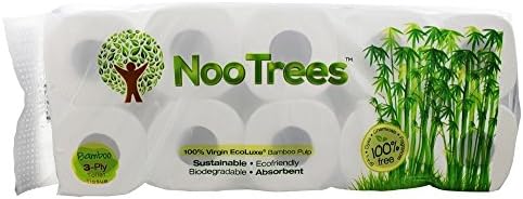 NooTrees - 100% Virgin Ecoluxe Bamboo Pulp 3-Ply Bathroom Tissue - 10 Rolls