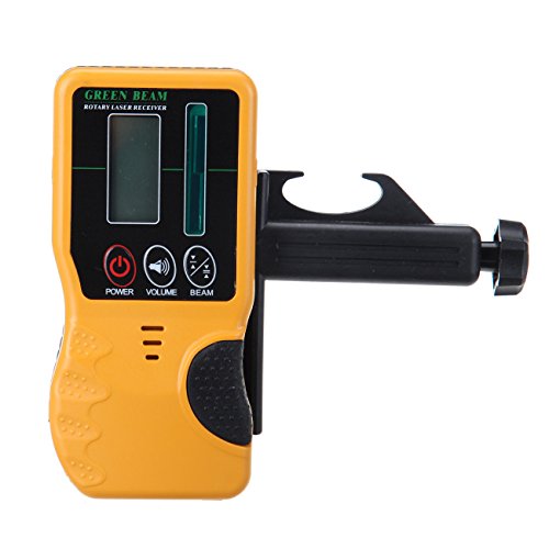 Iglobalbuy 360°Automatic Self-leveling Rotary Laser Level Green Beam 500M Range Electronic Self-leveling Rotating Laser Level Tool Kit with Remote Control