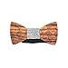 Men's Wooden Bow Tie Wood Wedding Bowtie Best Gift Choice (4)