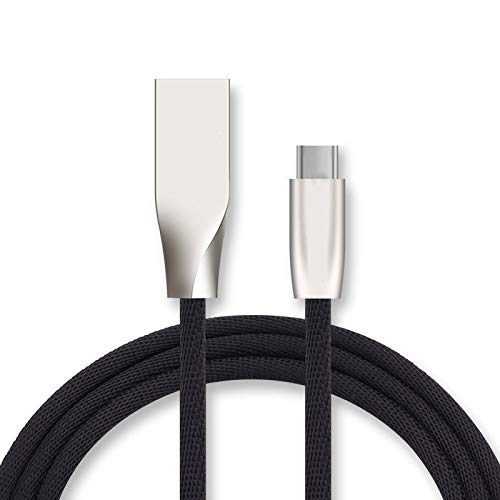 Type C Fast Charging Cable for Sony Xperia 1 Android Smartphone 1 m USB Quick Charging Connector (Black)