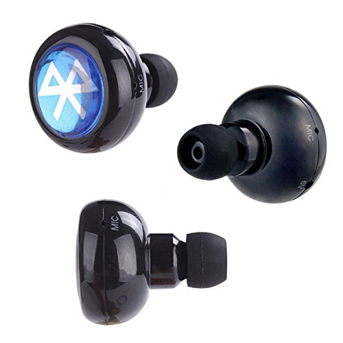 Wireless Bluetooth HandFree Sport Headset headphone for Samsung iPhone LG HTC(Black)