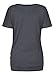 Zajawia Womens Casual Short Sleeve Tunic Tee Tops Button Side Blouse Loose T-Shirt