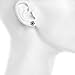 Lux Accessories Kids Girls Black Soccer Futbol F·tbol Pave And Enamel Ball Stud Earrings