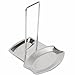 Pevor Lid and Spoon Rest, Stainless Steel Pan Pot Cover Lid Rack Stand Spoon Rest Stove Organizer Storage Soup Spoon Holder for Home Kitchen and Bar Tools, Silver